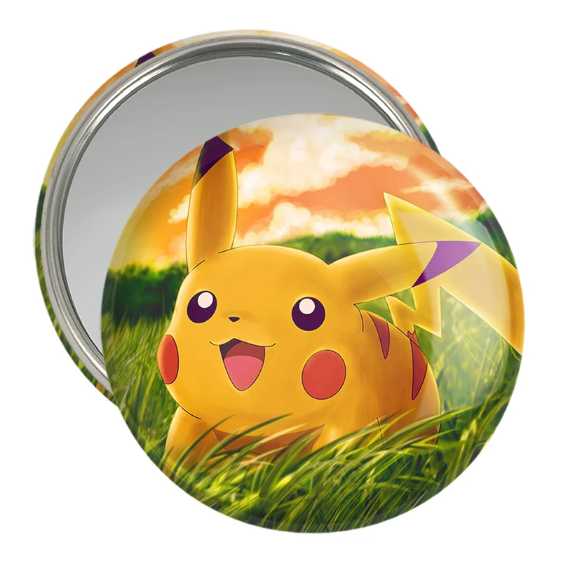 آینه جیبی خندالو مدل پیکاچو انیمه پوکمون  کد 17325