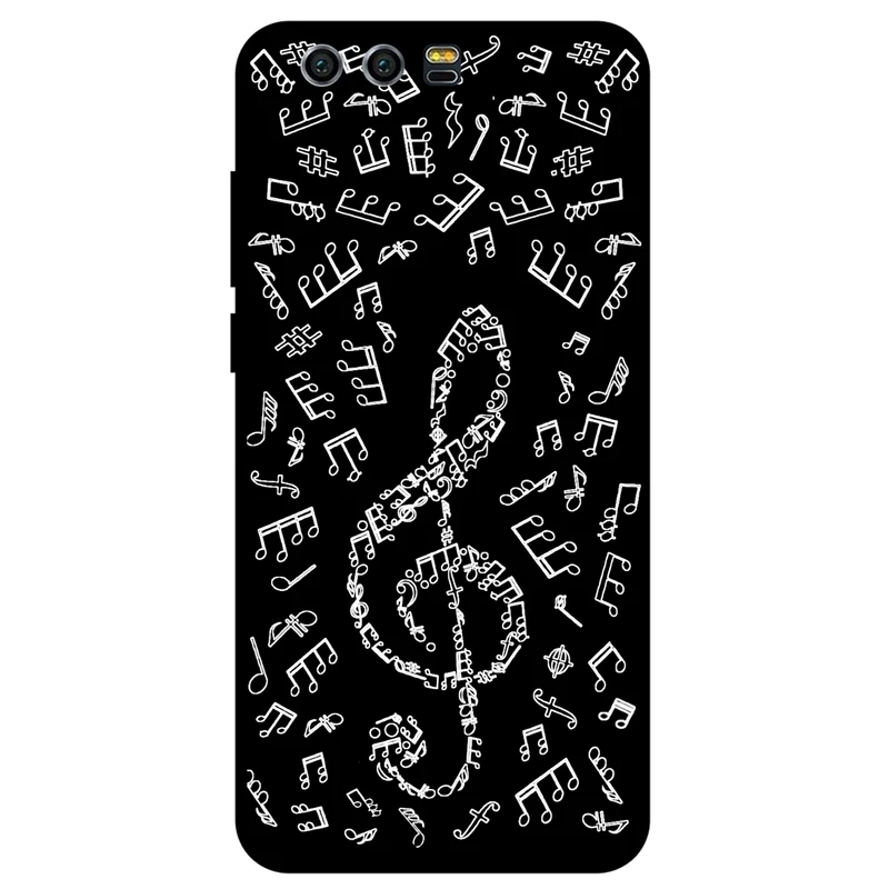 کاور مگافون طرح نوت موسیقی مدل 1370 مناسب برای گوشی موبایل آنر 9        