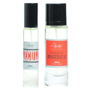 عطرجیبی مردانه آدولفو مدل Molecule 02 حجم 30 میلی لیتر به همراه عطرجیبی مردانه آدولفو مدل Molecule 02 حجم 25 میلی لیتر