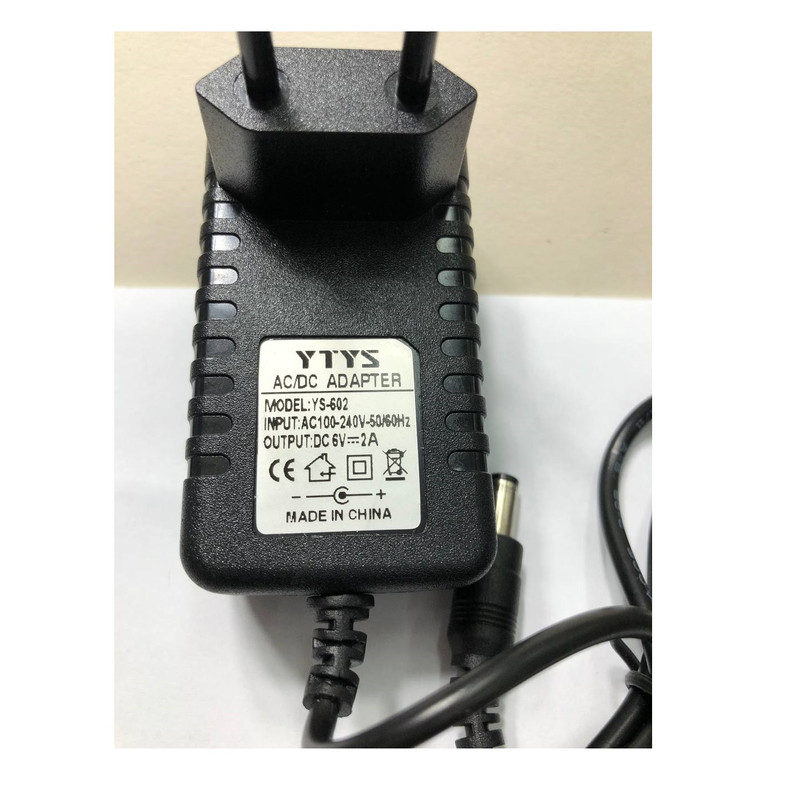 آدابتور برق 6 ولت 2 آمپر مدل YS602