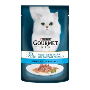 غذای مرطوب گربه بالغ پورینا مدل Perle-Tuna وزن 85 گرم