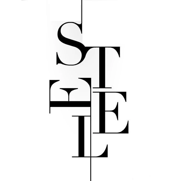 استیکر لپ تاپ طرح نوشته سیاه و سفید کد 514 مجموعه 1 عددی