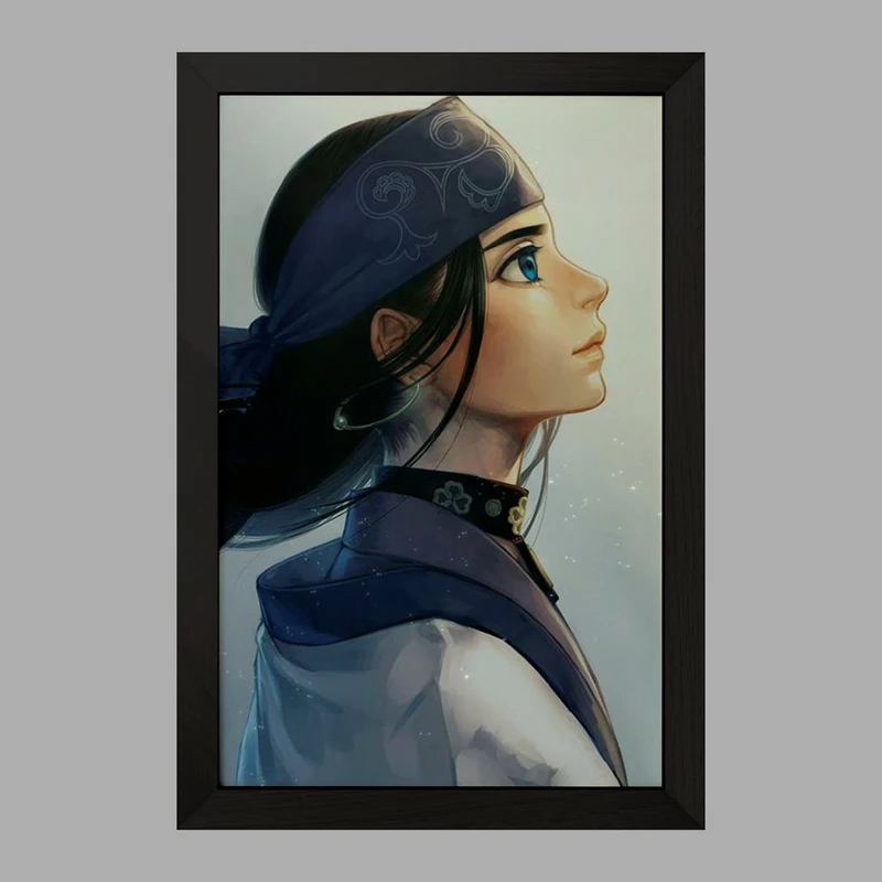 تابلو خندالو مدل اسیرپا انیمه کامویی طلایی Golden Kamuy کد 23737