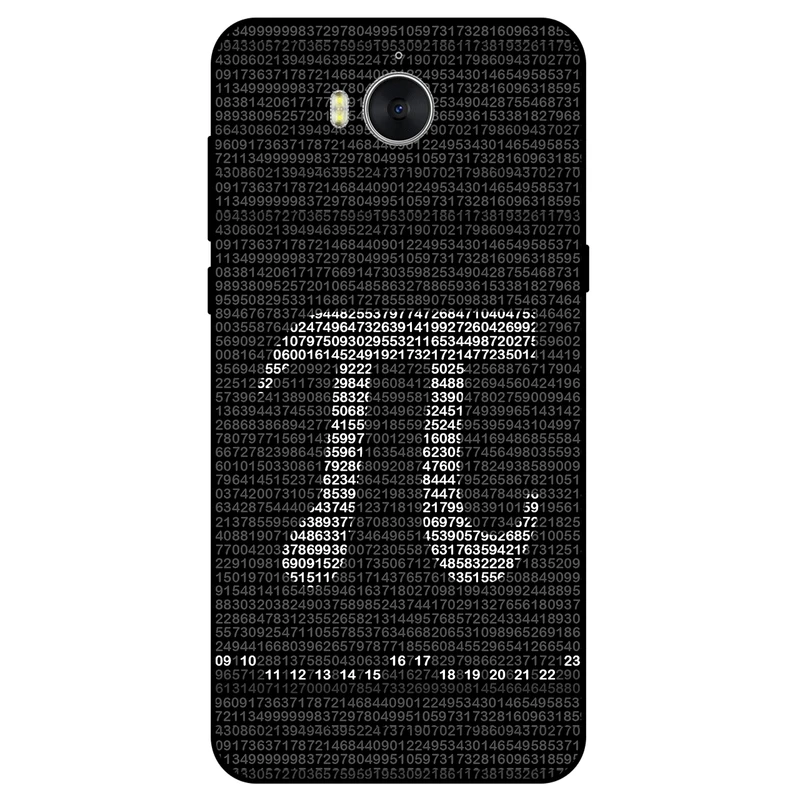 کاور مگافون طرح عدد پی مدل 7240 مناسب برای گوشی موبایل هوآوی Y5 3 (Y5 2017) 