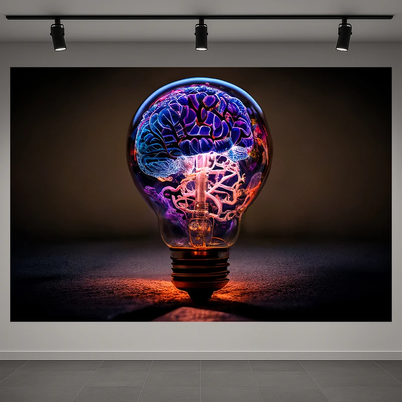 تابلو بوم طرح مغز مدل ایده کد AR3060364