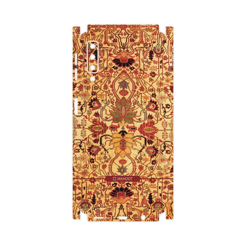 برچسب پوششی ماهوت مدل Persian-Carpet-Yellow-FullSkin مناسب برای گوشی موبایل سامسونگ Galaxy A7 2018