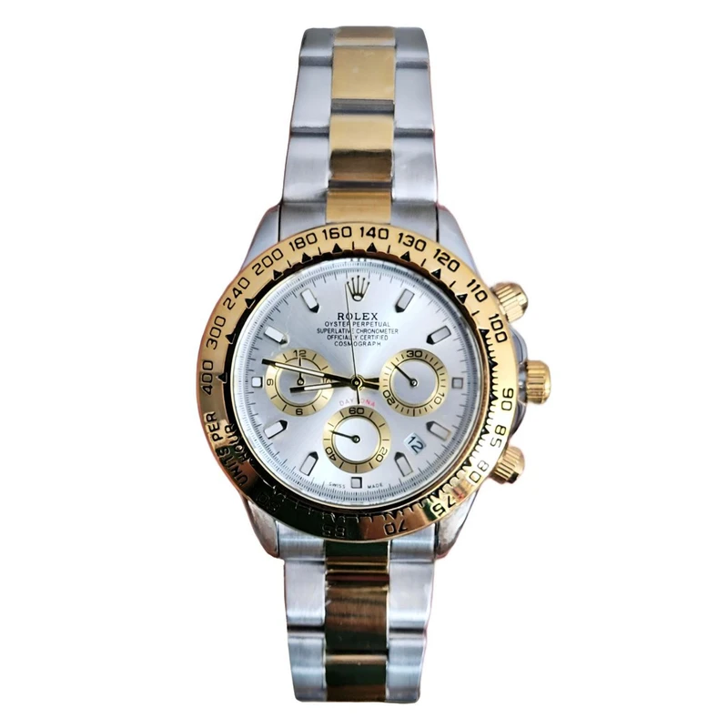 ساعت مچی عقربه‌ای مردانه  مدل دیتونا سه موتور فعال کورنوگراف کد 01