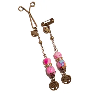 ست گیره روسری و سنجاق سینه زنانه مدل PM34