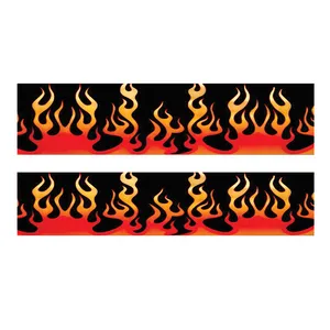 برچسب پارکابی طرح شعله بسته دو عددی