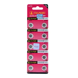 باتری سکه ای تیانکیو مدل AG5 – LR754H - Original  بسته 10 عددی