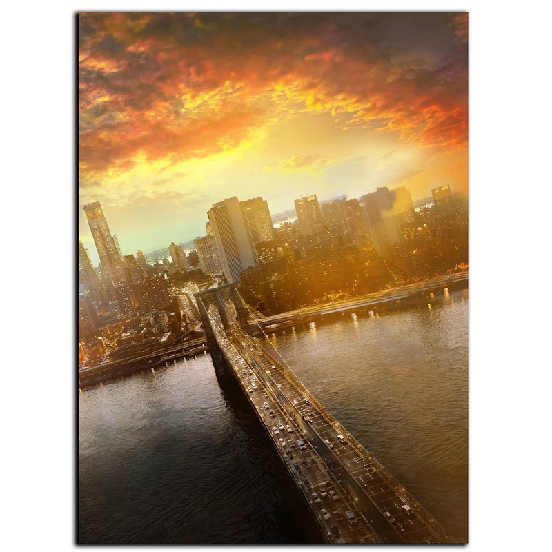 تابلو شاسی بکلیت طرح منظره شهری و پل کابلی مدل SH-S2827