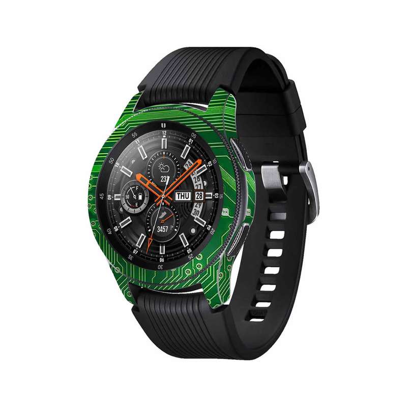 برچسب ماهوت طرح Green-Printed-Circuit-Board مناسب برای ساعت هوشمند سامسونگ Galaxy Watch 46mm