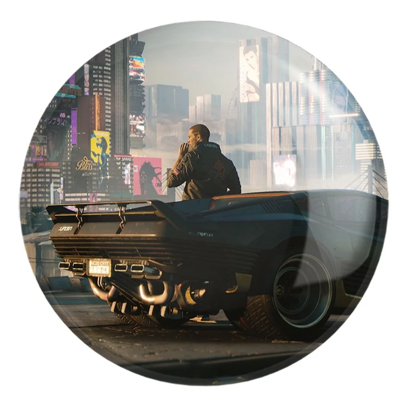 پیکسل خندالو طرح سایبر پانک Cyberpunk کد 30559 مدل بزرگ