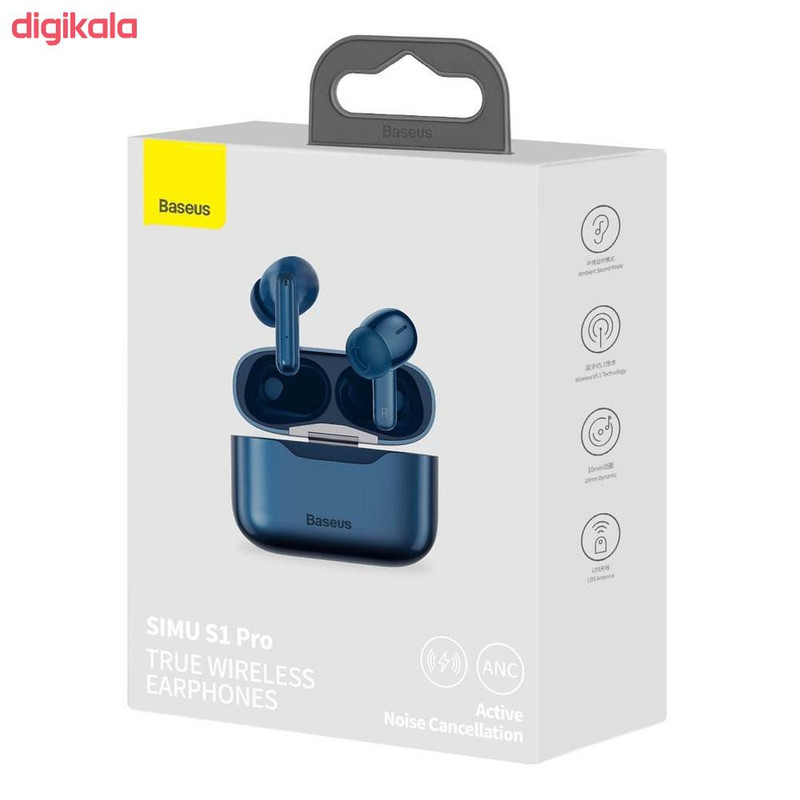 هندزفری بلوتوثی باسئوس مدل SIMU S1 PRO new version 1