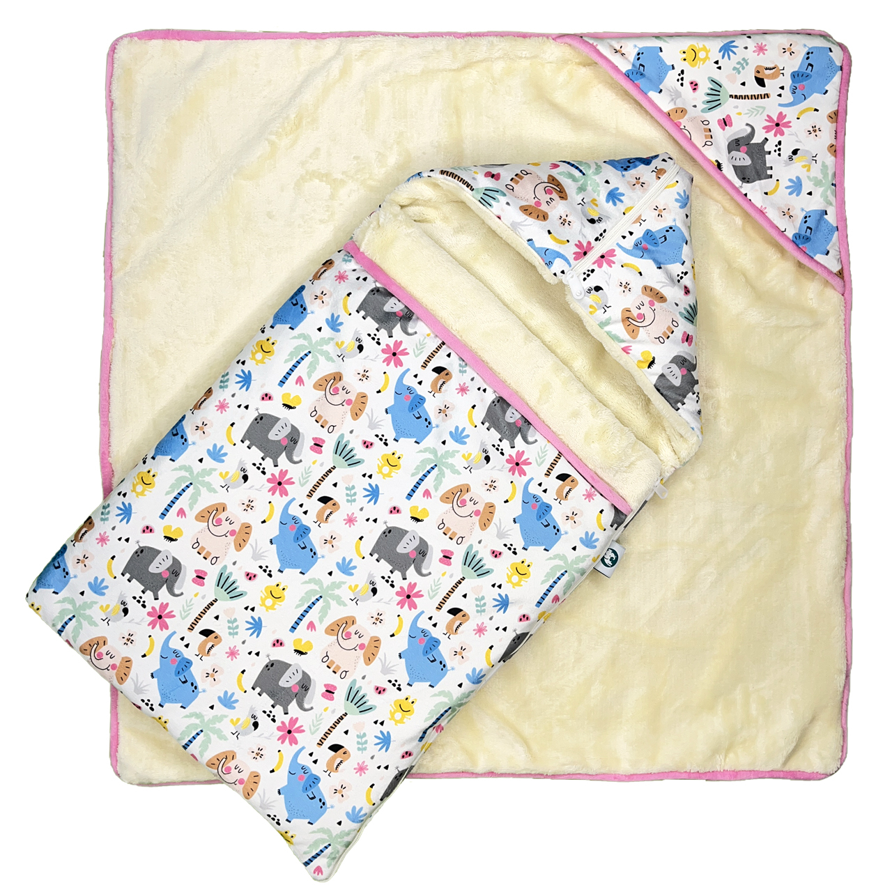 سرویس خواب نوزادی طرح فیل مجموعه 2 عددی