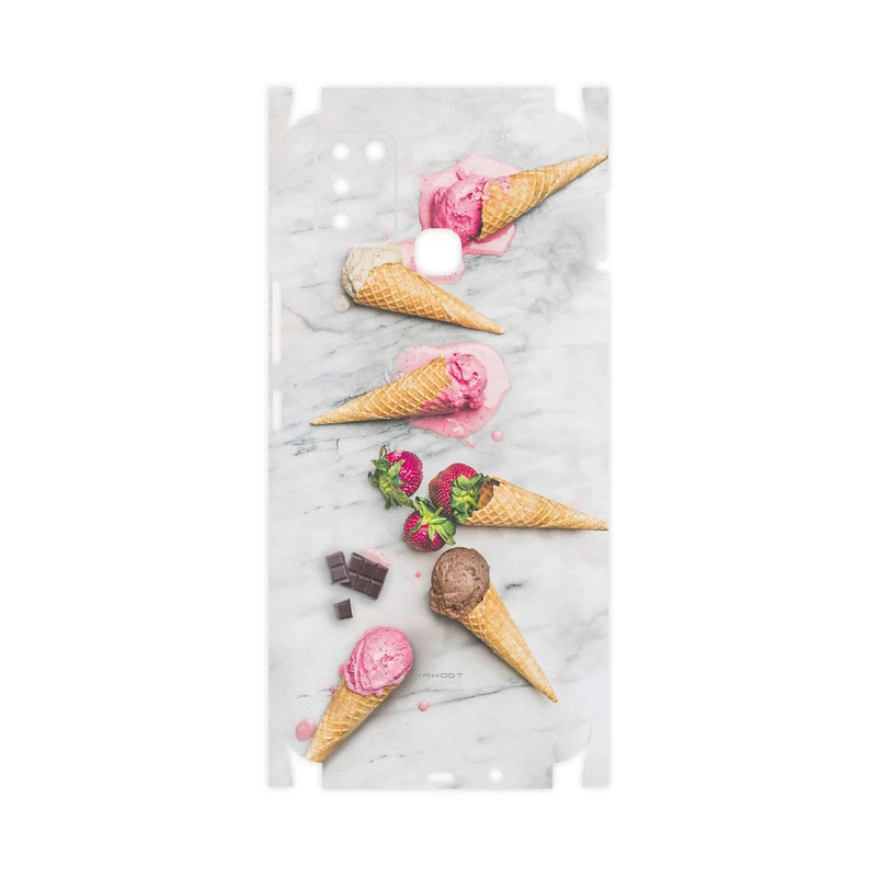 برچسب پوششی ماهوت مدل Funnel-ice-cream-FullSkin مناسب برای گوشی موبایل اینفینیکس Smart 6 X657B
