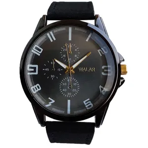 ساعت مچی عقربه‌ای مردانه والار مدل بندچرم جیر کد 23WR