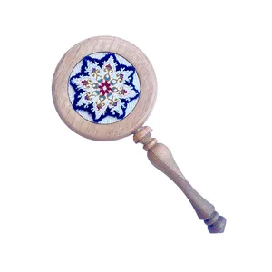 آینه‌ دست‌ ساز مدل فرش دستی طرح ماهرخ