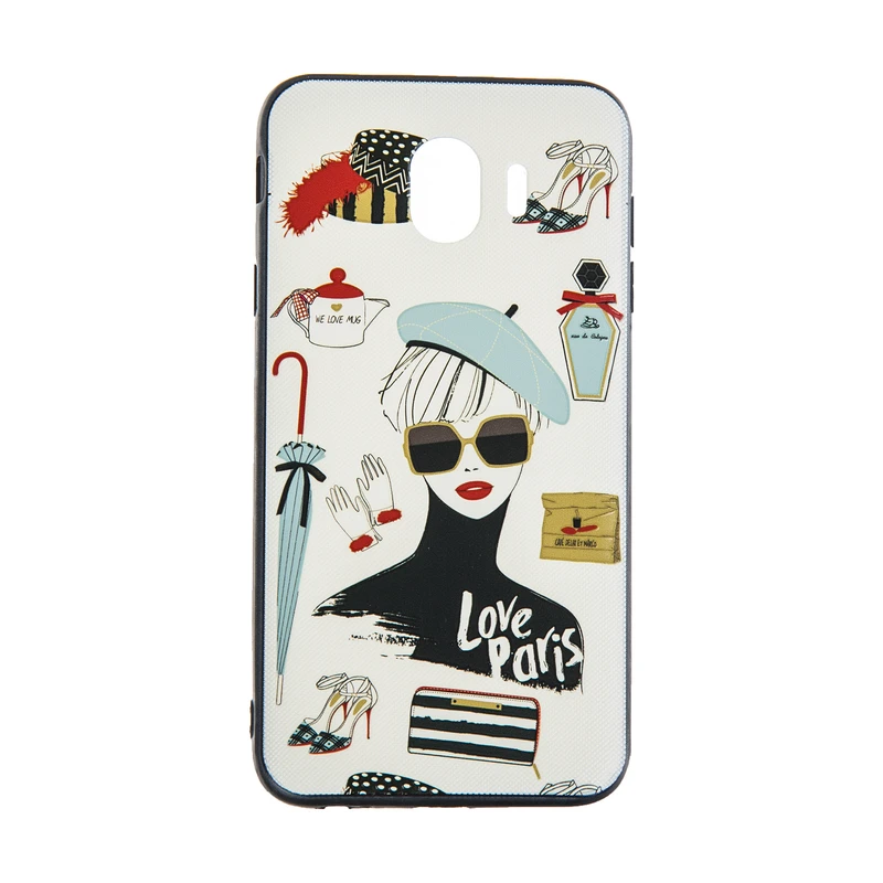 کاور مدل Beauty طرح Love Paris مناسب برای گوشی موبایل سامسونگ Galaxy J4 2018