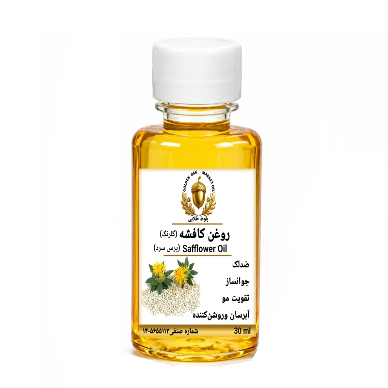 روغن کافشه بلوط طلایی مدل ممتاز حجم 30‌میلی‌لیتر