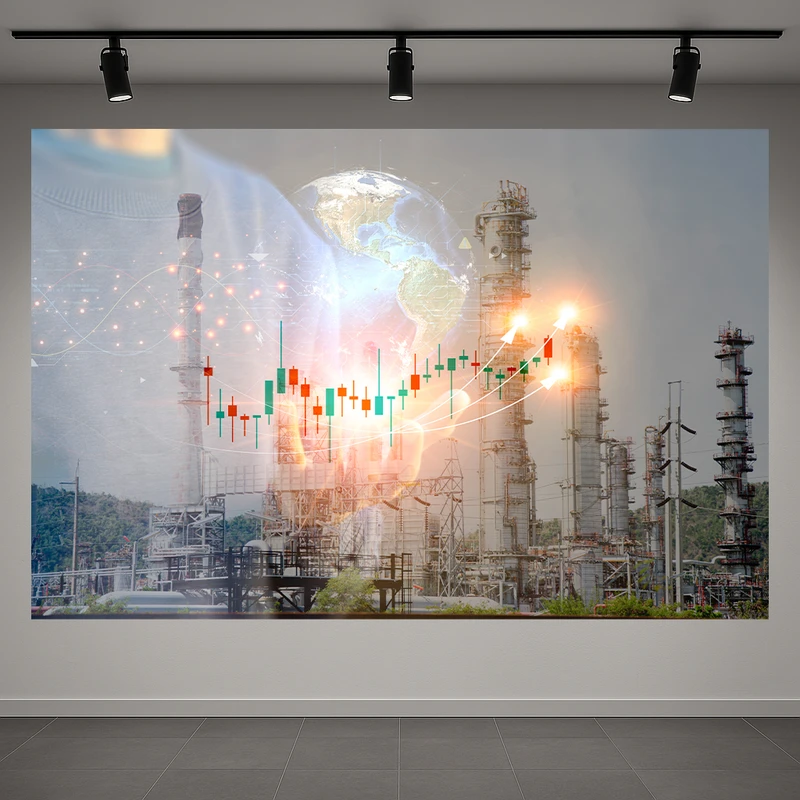 تابلو بوم طرح مخمل صنعت مدل تجارت کد AR3060125