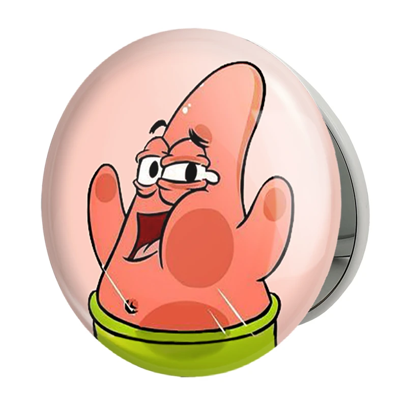 آینه جیبی خندالو طرح پاتریک باب اسفنجی مدل تاشو کد 1347 