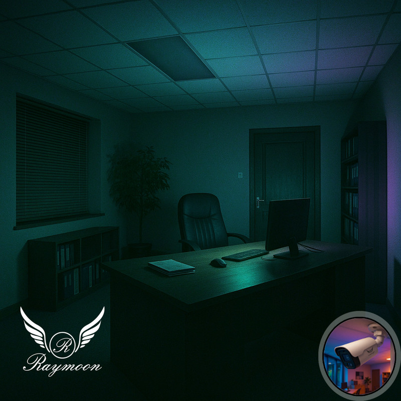 دوربین مداربسته تحت شبکه رایمون مدل پنج مگاپیکسل کد POE-8235 بسته دو عددی