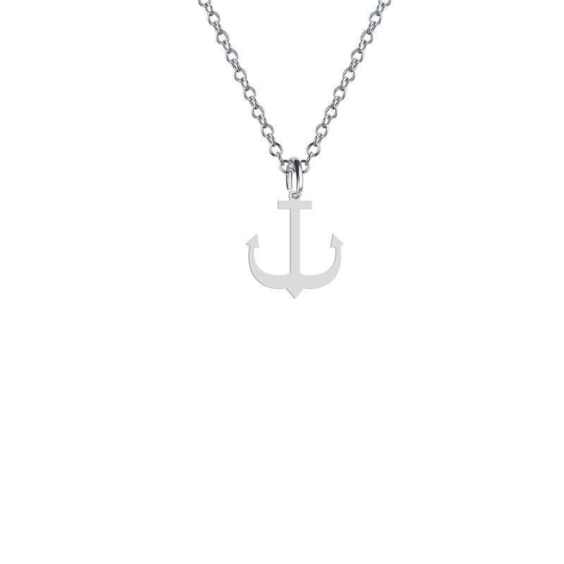 گردنبند نقره زنانه هایکا مدل لنگر کد n.ha2-611