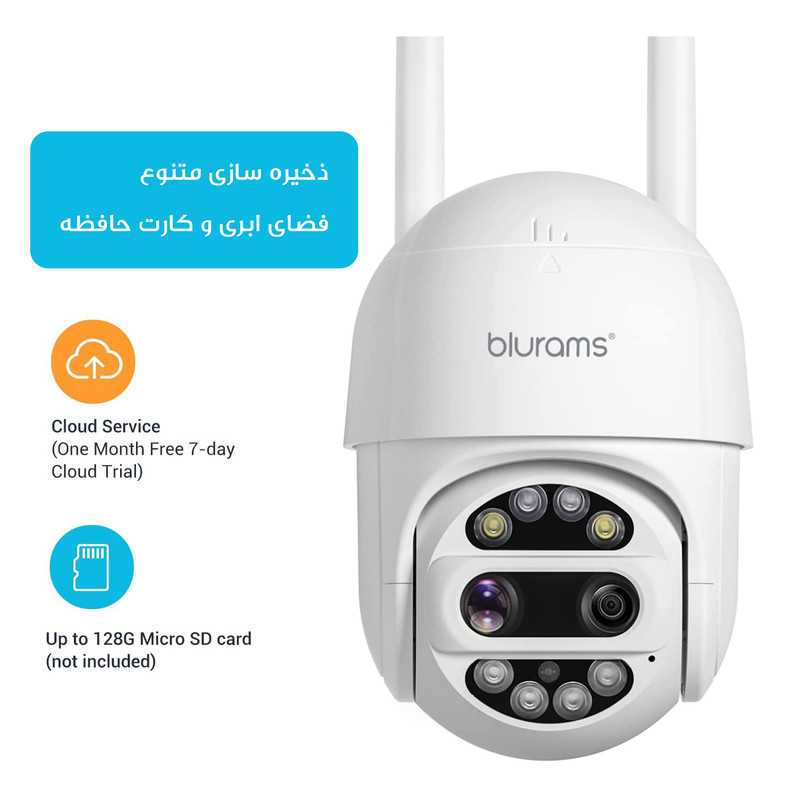 دوربین مداربسته تحت شبکه بلورمز مدل Blurams Lite3 S21C