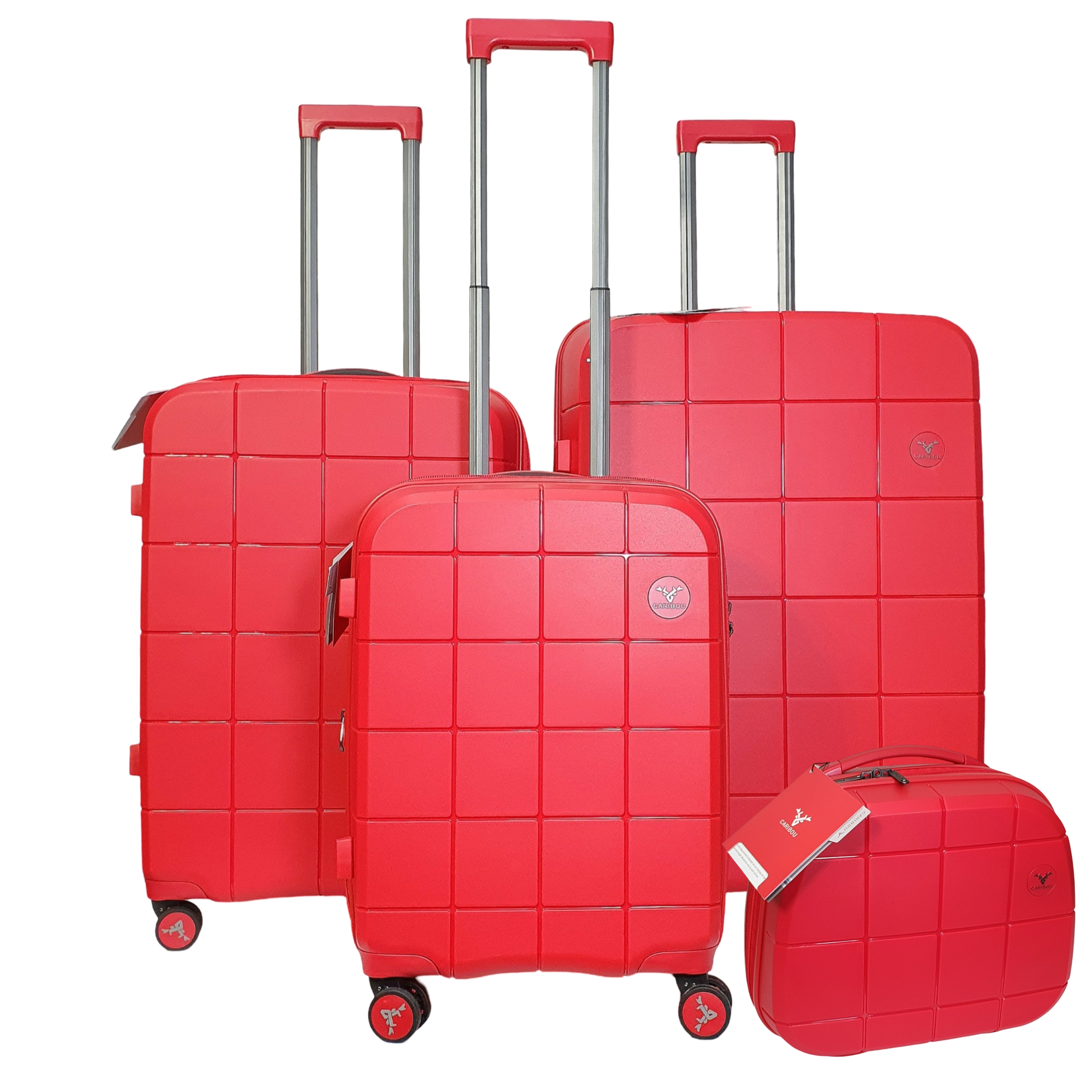 نکته خرید - قیمت روز مجموعه چهار عددی چمدان کاریبو مدل Cube خرید