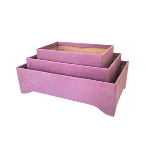 باکس گل مدل مستطیلی پایه دار مجموعه سه عددی