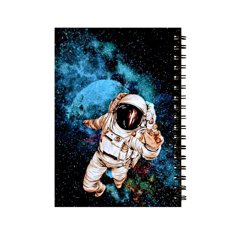 دفتر مشق 50 برگ طرح فضانورد کارتونی کد 288