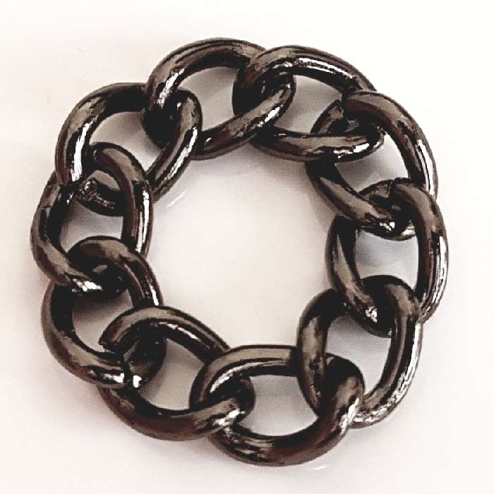 انگشتر مردانه مدل زنجیر کد P544