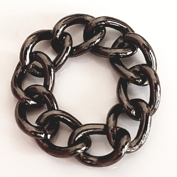 انگشتر مردانه مدل زنجیر کد P544