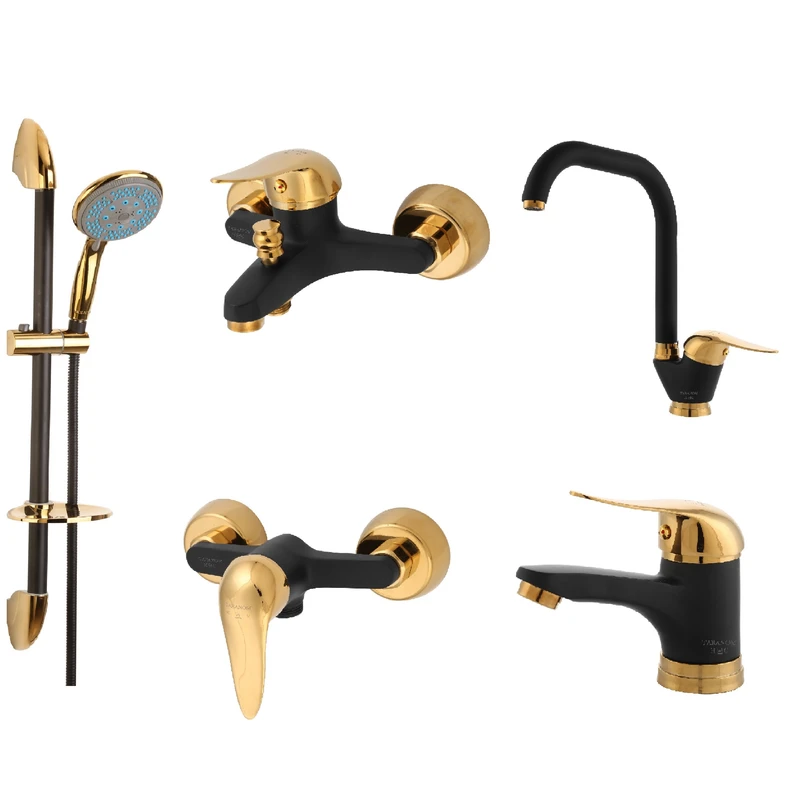 ست شیرآلات ترنم مدل ارکیده MT2 مجموعه 5 عددی 