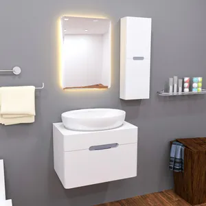 ست کابینت و روشویی مدل lux1174 به همراه آینه و باکس