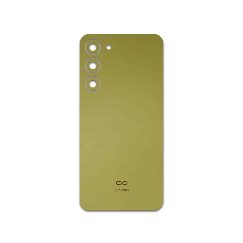 برچسب پوششی ماهوت مدل Matte-Gold مناسب برای گوشی موبایل سامسونگ Galaxy S23 Plus