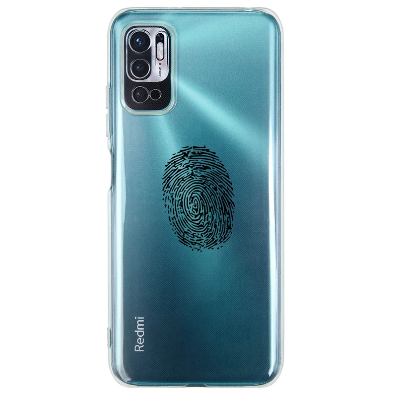 کاور مگافون طرح اثر انگشت مدل C62-B مناسب برای گوشی موبایل شیائومی Redmi Note 10 5G