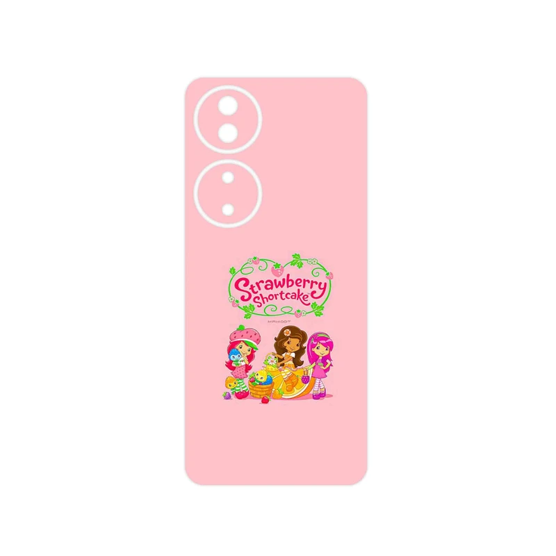 برچسب پوششی ماهوت مدل Strawberry Shortcake مناسب برای گوشی موبایل آنر X7b