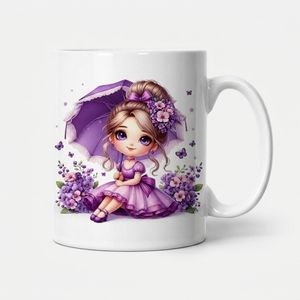 ماگ طرح فانتزی مدل دخترانه کد L72