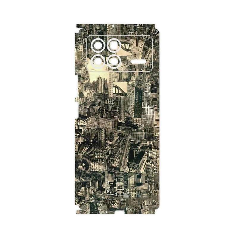 برچسب پوششی ماهوت مدل Collage of Skyscraper-FullSkin مناسب برای گوشی موبایل شیائومی Mix Fold 3
