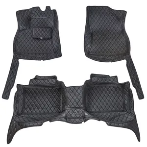 کفپوش5بعدی خودرو مدل چرم گلدوزی مناسب برای سیلفی