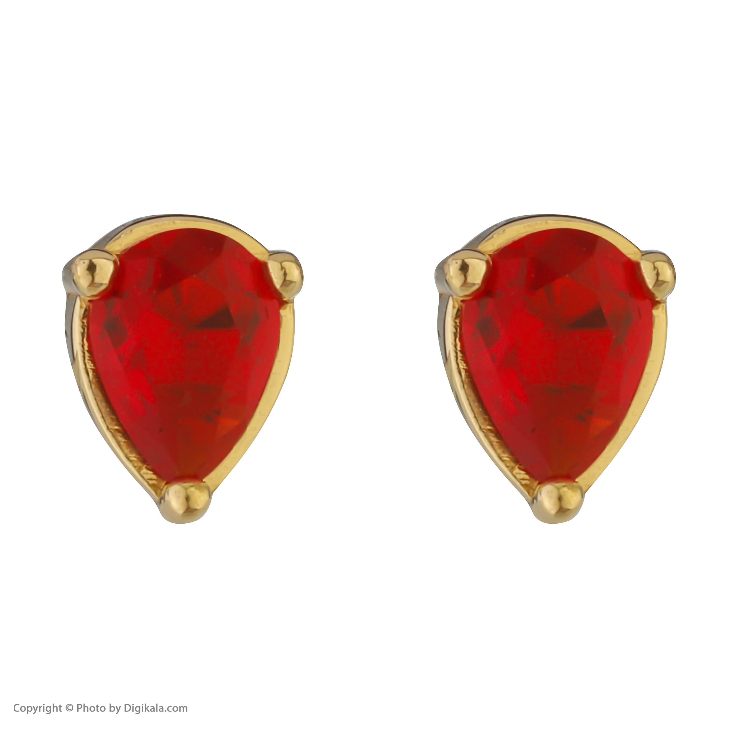 گوشواره طلا 18 عیار زنانه تاج مدل A349