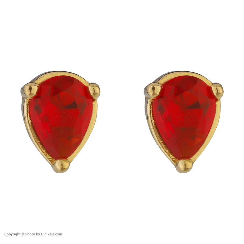 گوشواره طلا 18 عیار زنانه تاج مدل A349