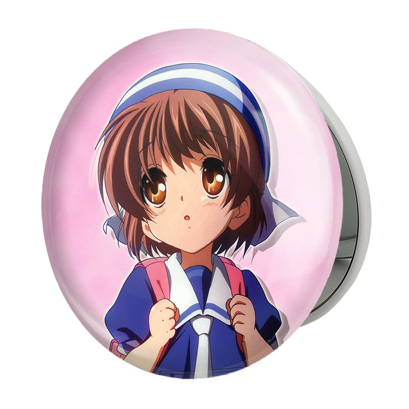 آینه جیبی خندالو طرح اوشیو انیمه کلند Clenned مدل تاشو کد 22416 