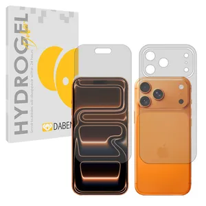 Daben Tough model Matte screen protector suitable for Apple iPhone 17 Pro Max mobile phone along with the back protector