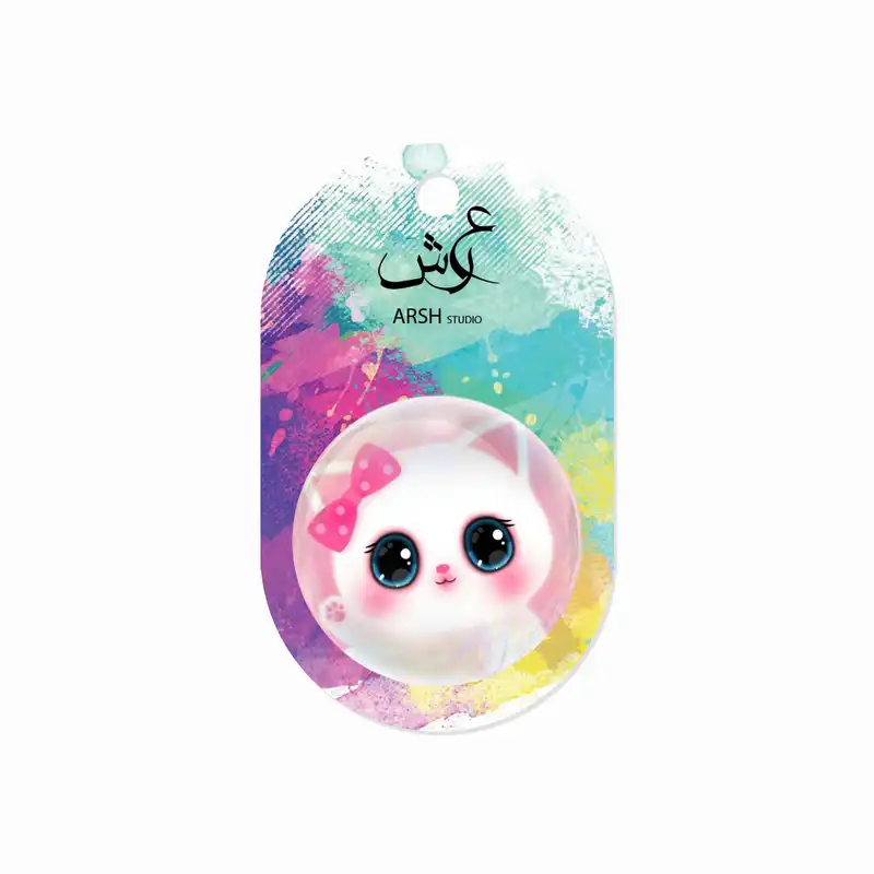 مگنت عرش طرح فانتزی گربه ملوس کد Asm035