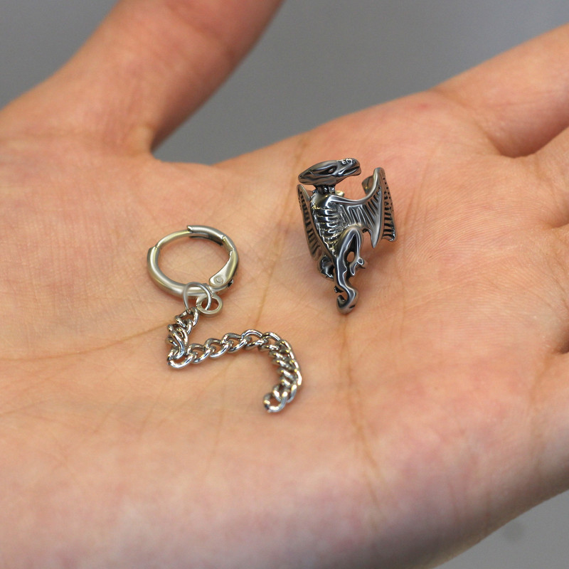 پیرسینگ گوش زنانه پایتخت مدل PS354_GO بسته دو عددی