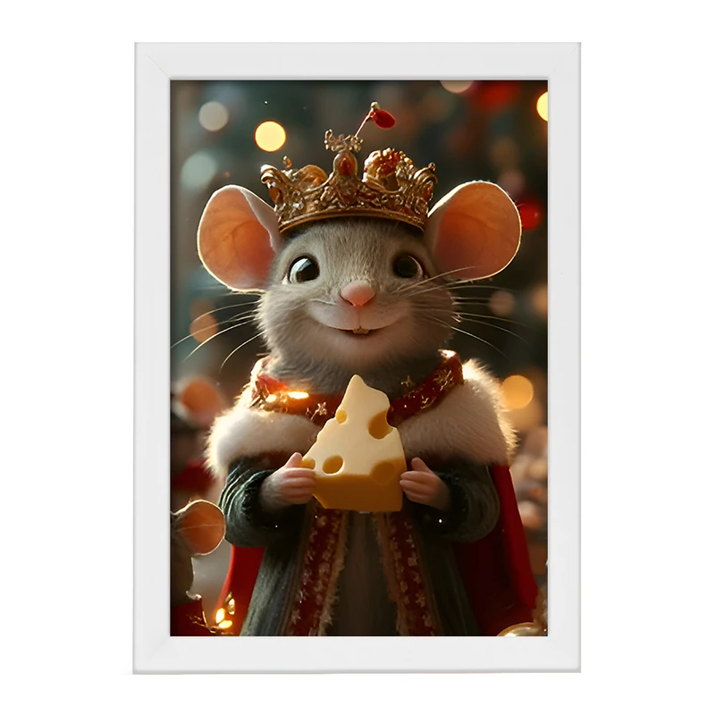 تابلو خندالو مدل موش پادشاه کد F9618