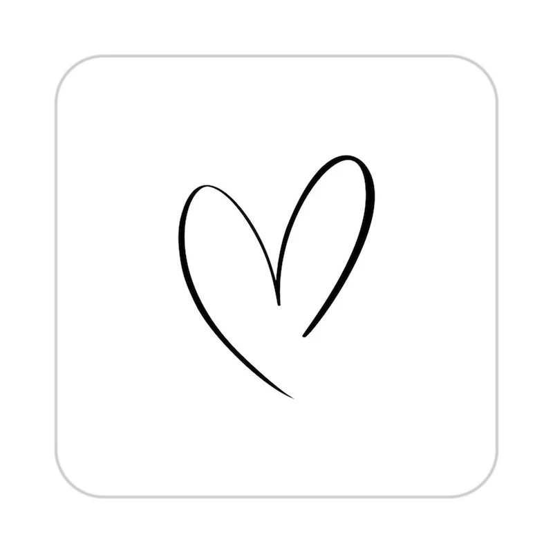 زیر لیوانی کاکتی طرح عاشقانه مدل mp40897